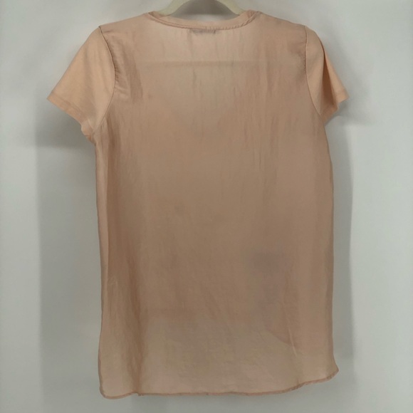 CLEARANCE 5 for $20 SALE Zara v-neck t-shirt with high-low hem | S - Picture 6 of 7